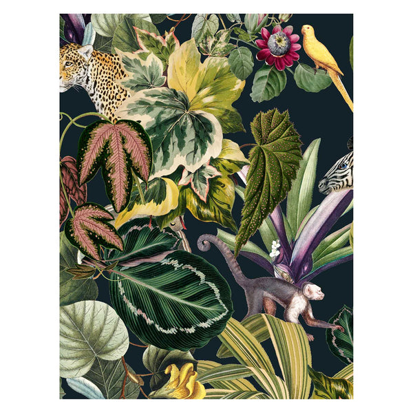 Wallpaper Sample - Bold Botanics Dark