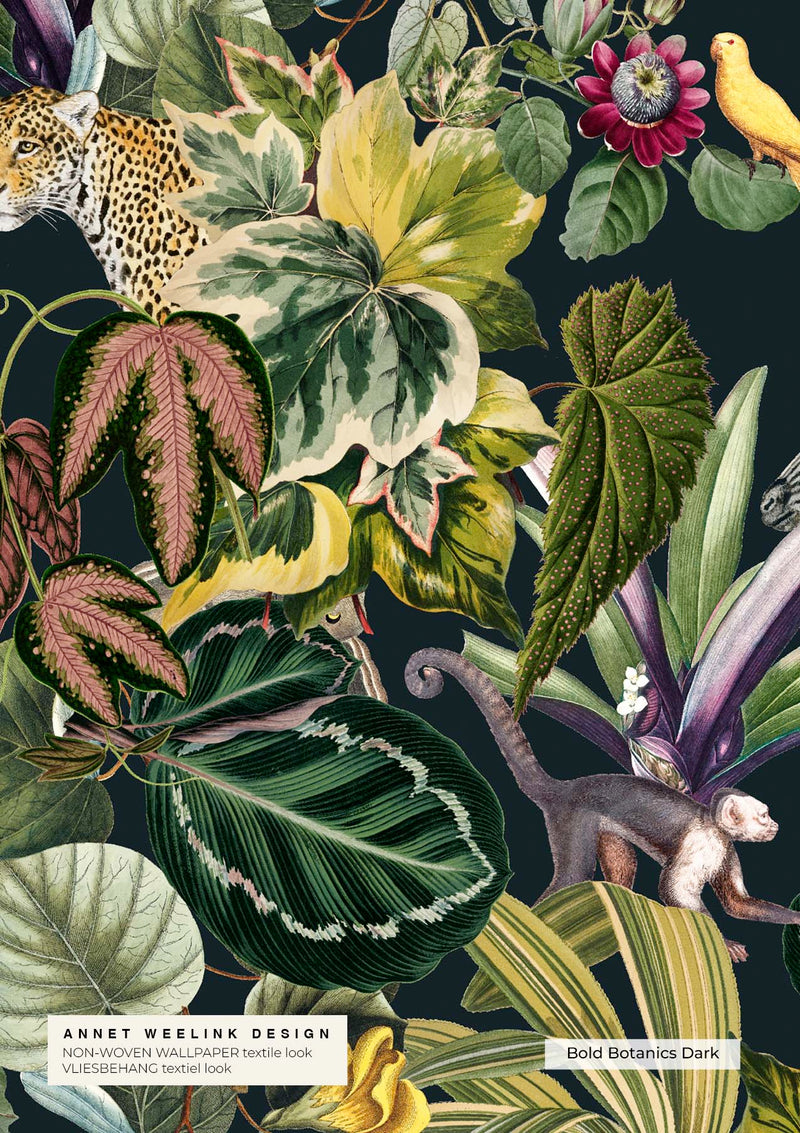 Carta da parati Jungle - BOTANICHE BOLD