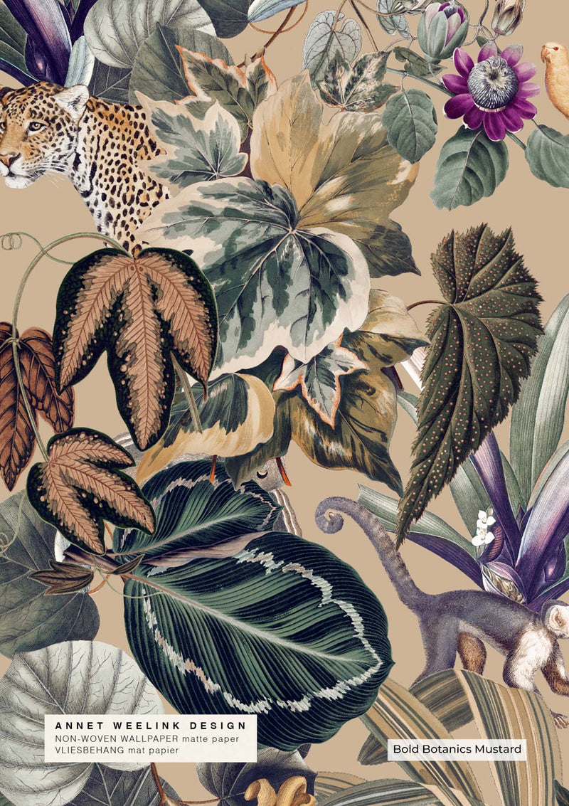 Carta da parati Jungle - BOTANICHE BOLD