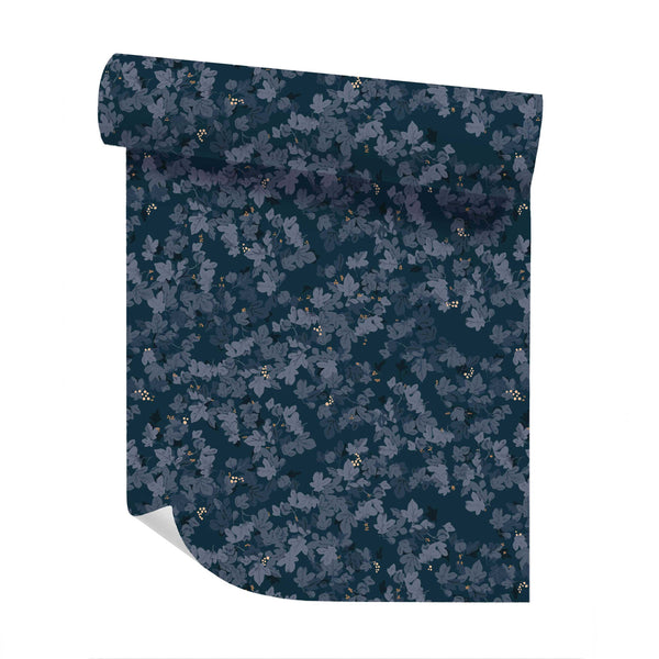 Piece of Wallpaper - Deep Forest navy