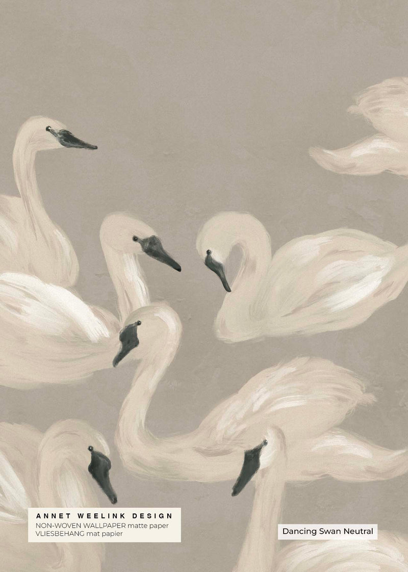 Bird Wallpaper - DANCING SWAN