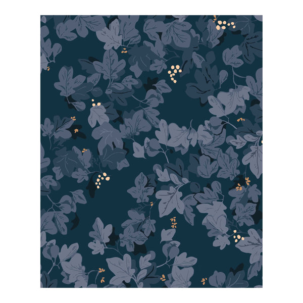 Wallpaper Sample - Deep Forest Navy