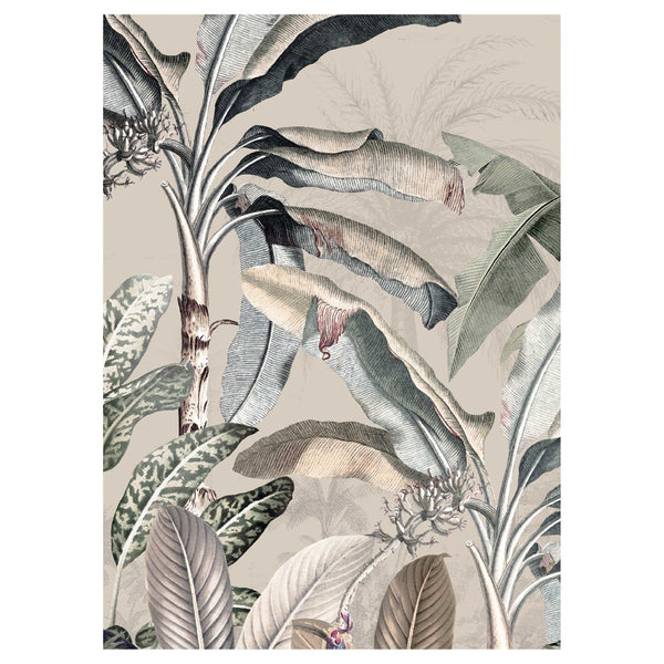 Wallpaper Sample - Dreamy Jungle Beige