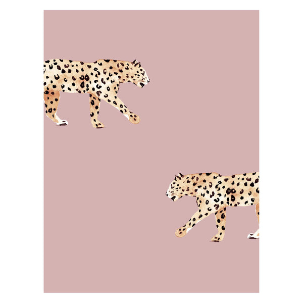 Wallpaper Sample - Leopard pink