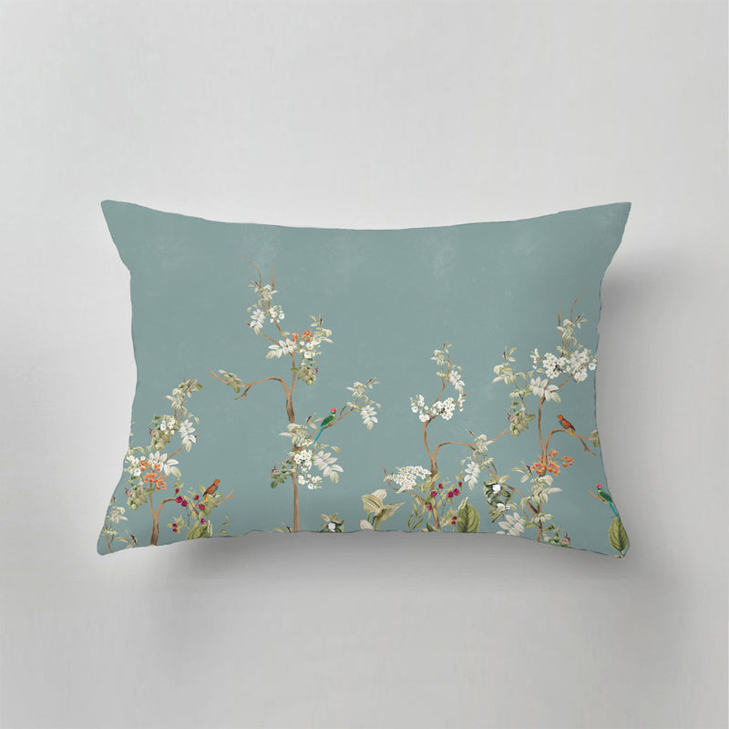 Outdoor Pillow - Lush Eden teal