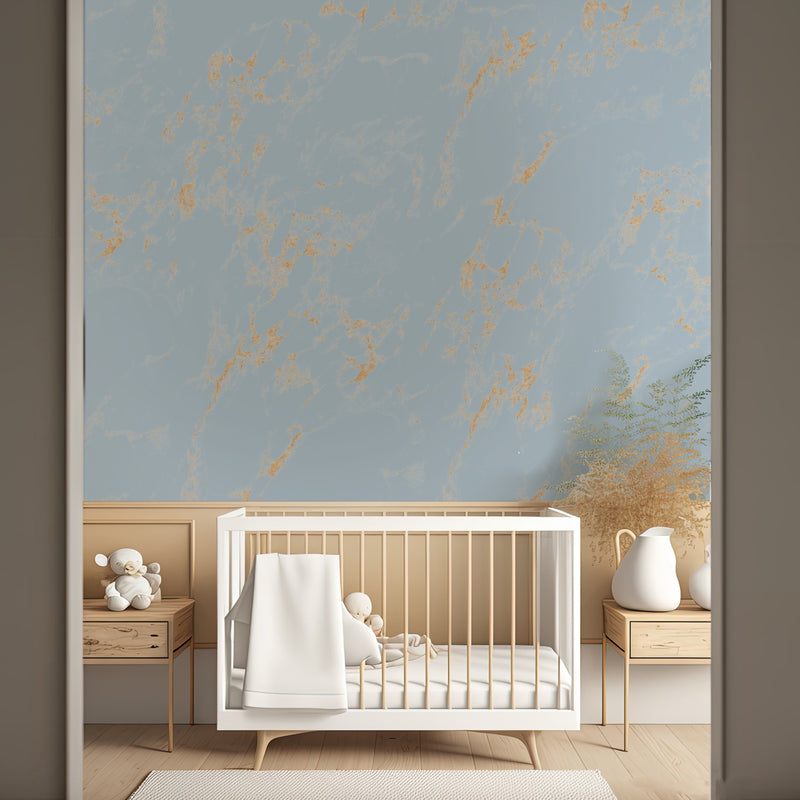 Papel pintado dorado - MARLY MARBLE