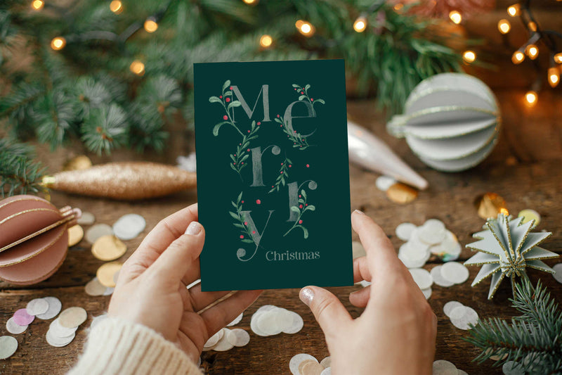 Set of 6 Christmas Postcards