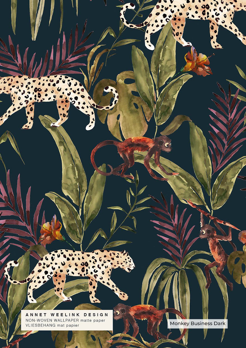 Jungle Wallpaper - MONKEY BUSINESS