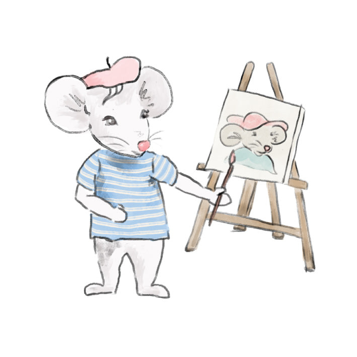 Separater Wandaufkleber – Mouse Painter