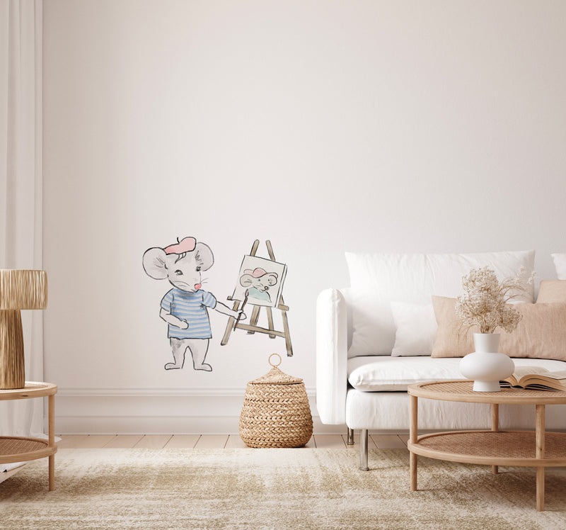 Separate Wall Sticker - Mouse Painter