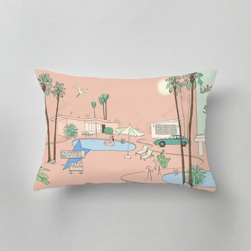 Outdoor-Kissen – PALM SPRINGS peach