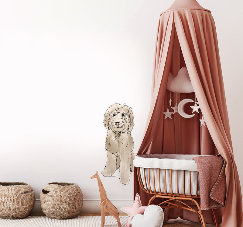 Separate Wall Sticker - Pet's Picnic Dog