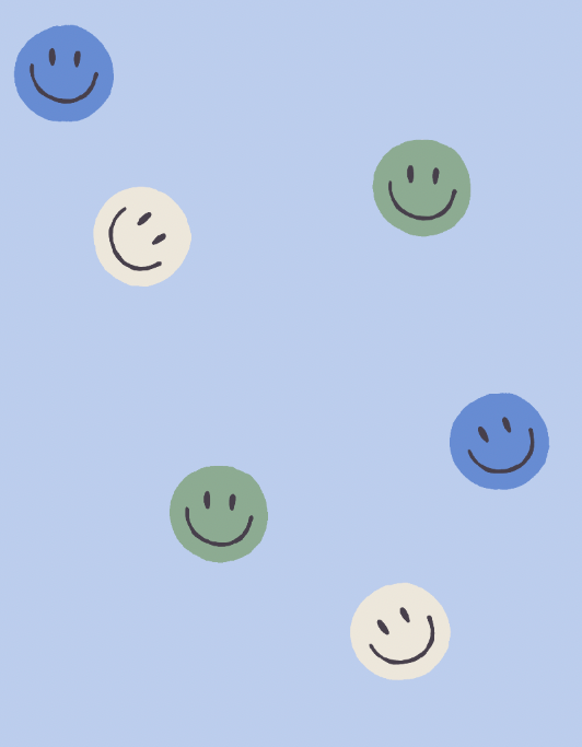 Wallpaper on roll - Smiley