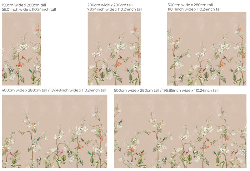 Bloemen Behang - LUSH EDEN nude