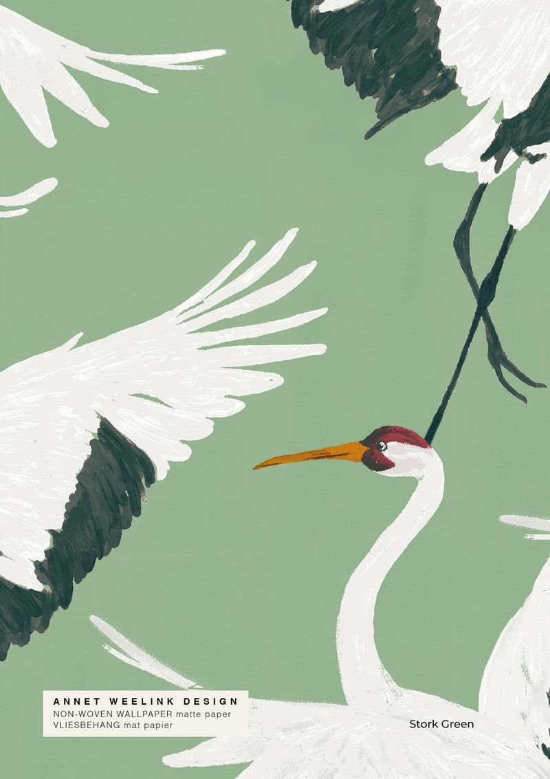 Vogel Behang - STORK 