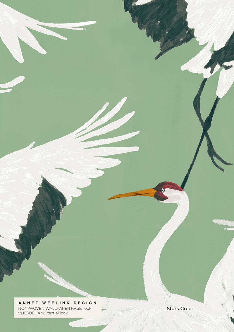 Vogel Behang - STORK