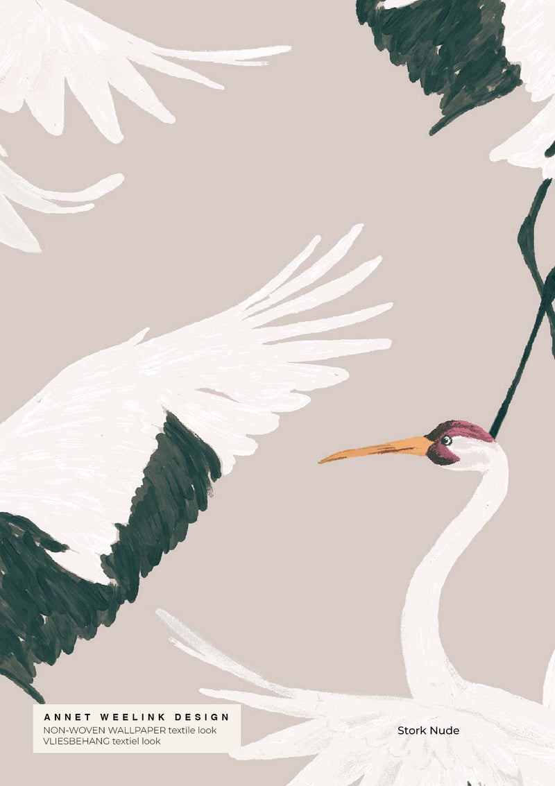 Vogel Behang - STORK 