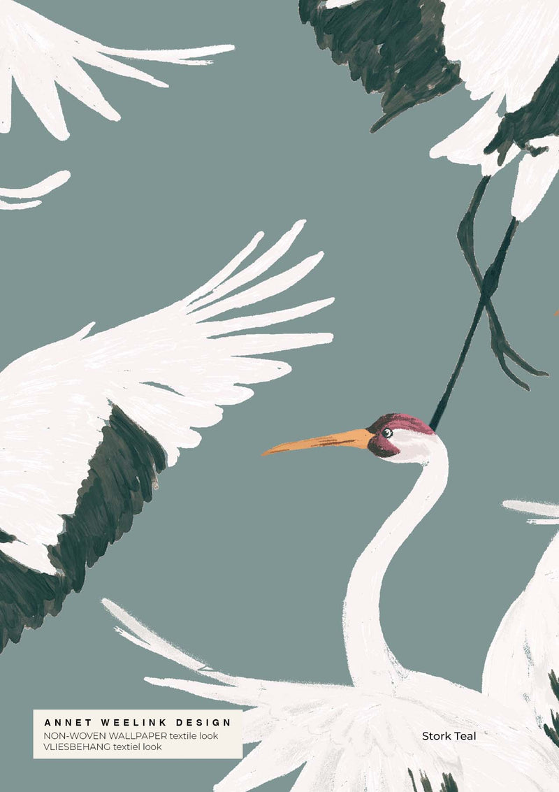 Vogel Behang - STORK