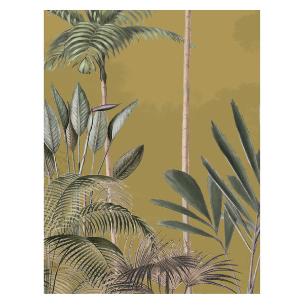 Muestra de papel tapiz - Desierto tropical ocre