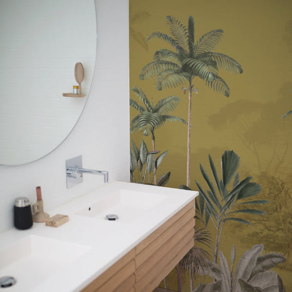 Wallpaper Sample - Tropical Wilderness ochre