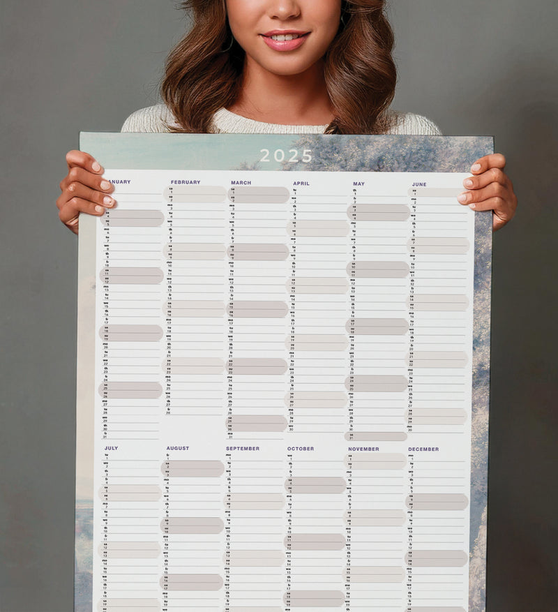 Yearly Planner 2025 - DUTCH MASTER BLUE