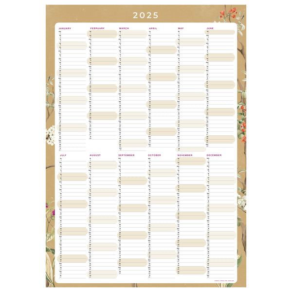 Jaarplanner 2025 - LUSH EDEN GOLD