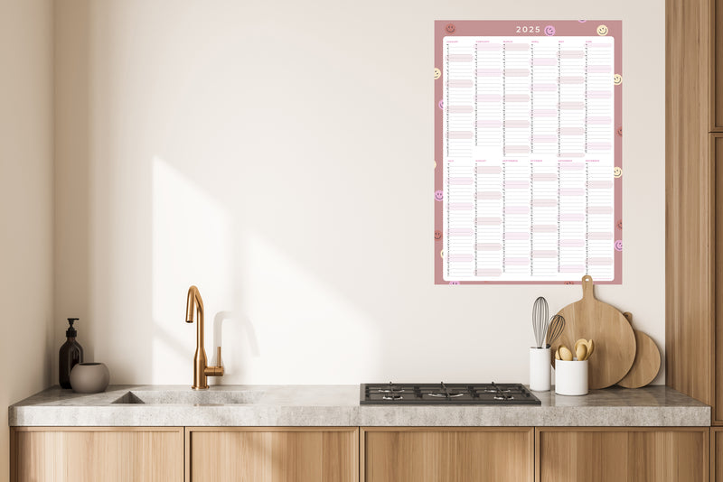 Yearly Planner 2025 - SMILEY SOFT TERRA