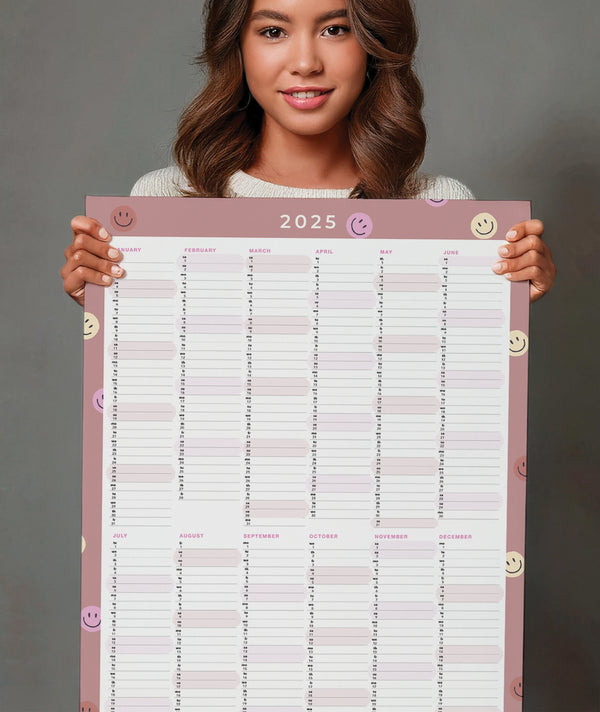 Yearly Planner 2025 - SMILEY SOFT TERRA