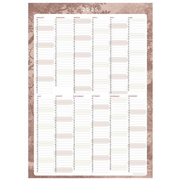 Yearly Planner 2025 - INTO THE WOODS SOFT TERRA