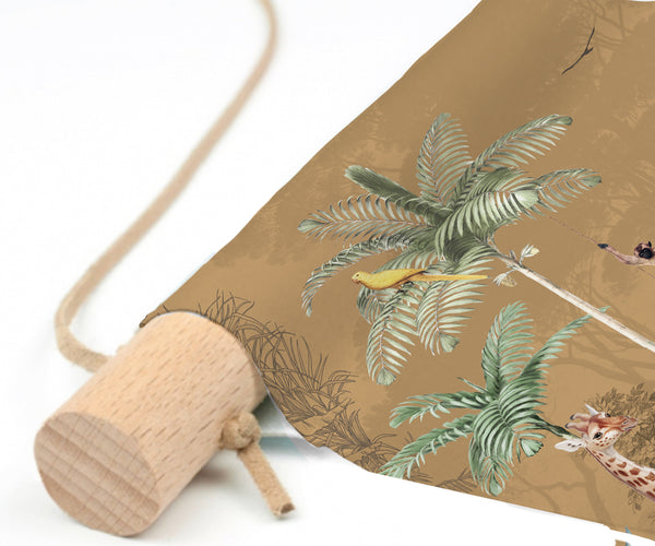 Póster textil - Wildlife's playground Ochre