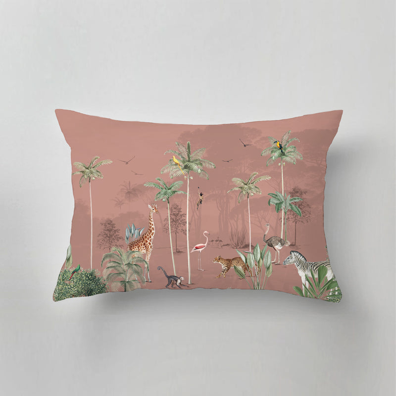 Oreiller d'intérieur - Wildlife's Playground blush