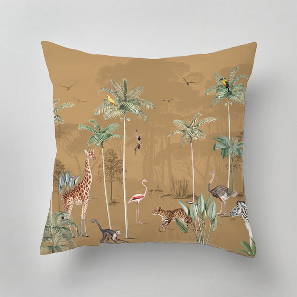 Cuscino da interno  -  Wildlife's Playground ochre