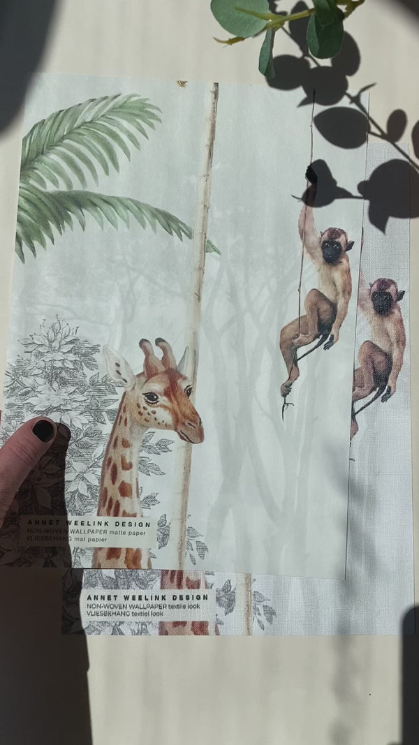 Papel pintado de la selva - WILDLIFE'S PLAYGROUND