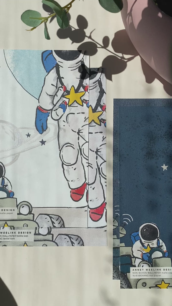 Astronauten-Hintergrundbild – INTO THE GALAXY – Licht