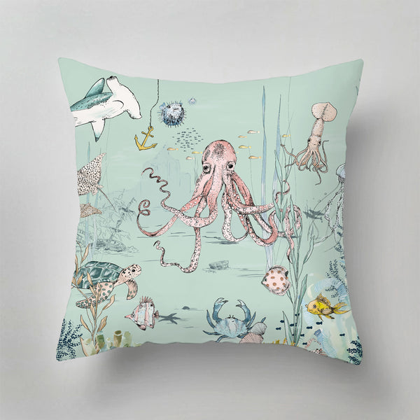 Cuscino da interno  -  UNDERWATER WONDERS mint