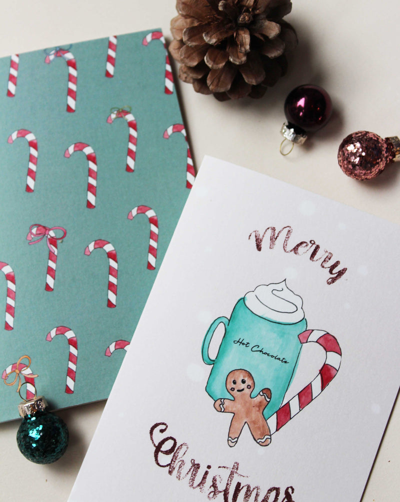 Set of 6 Christmas Postcards