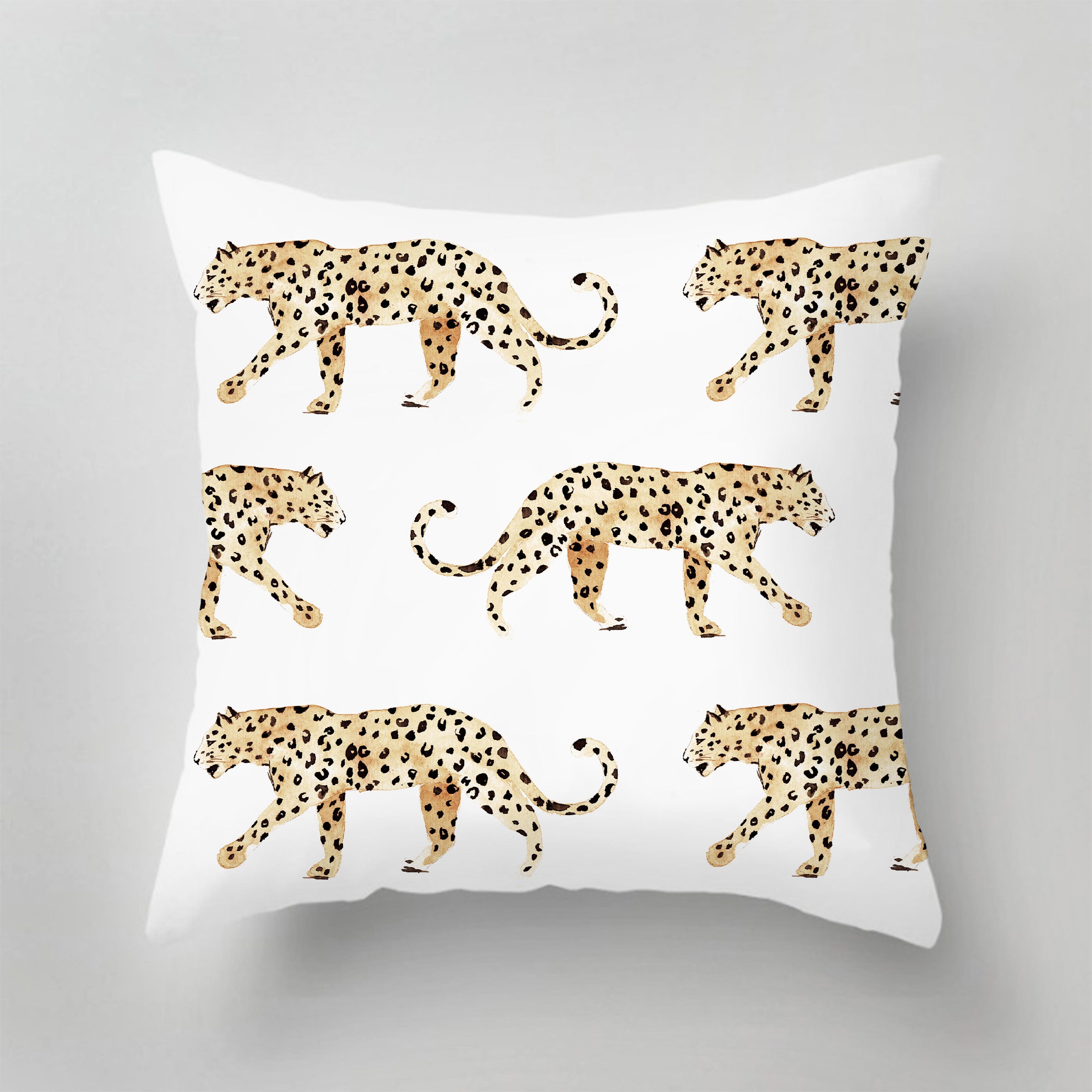 Indoor Pillow - LEOPARD – Annet Weelink Design