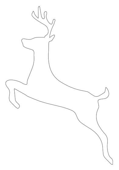 Christmas Window Sticker - Deer